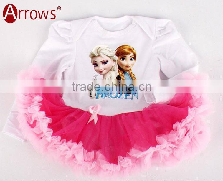 High Quality Girl Dresses Princess Children Clothing Anna Elsa Cosplay Costume Kid's Party Dress Baby Girls Clothes