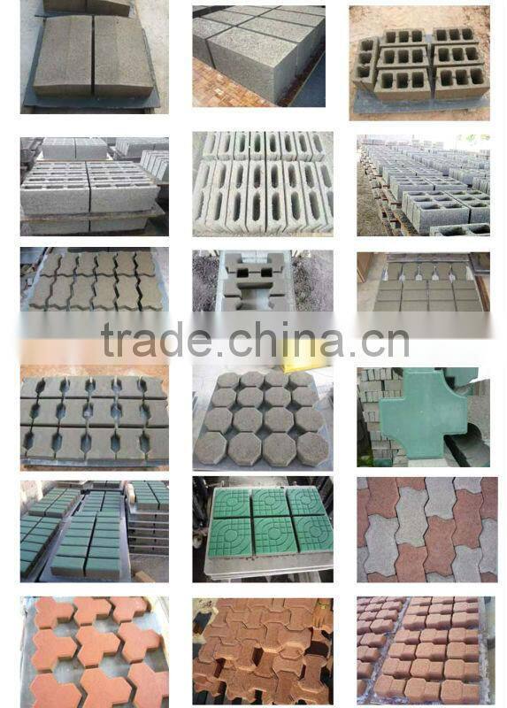 automatic curbstone block making machine QT6-15B