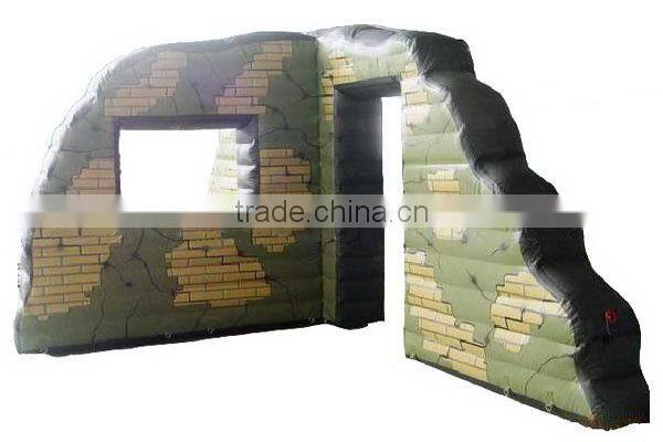 inflatable broken wall inflatable bunkers