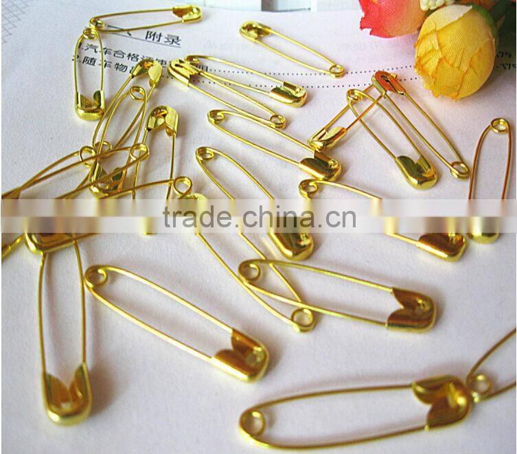 Fashion Design Decorative Brass Safety Pin