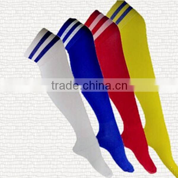 shipping from china coloerful cotton soccer football sockds for team