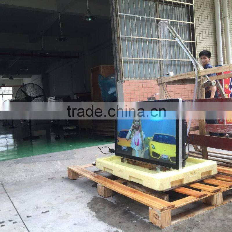 EKAA 2000nits IP65 waterproof standard floor standing 65 inch outdoor lcd display