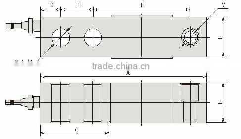Shear beam type load cell