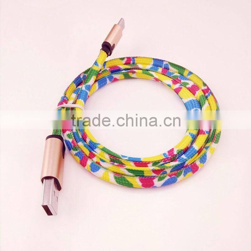 New arrival Customized Wholesale custom cell phone type-c usb cable, usb charger type-c cable