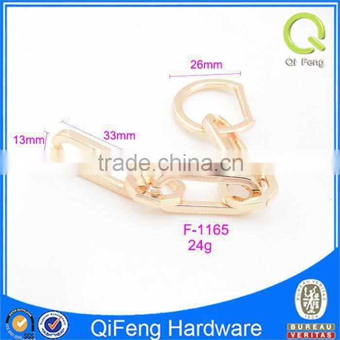 F-1165 lady bag ornament elaborate metal ring combo parts 