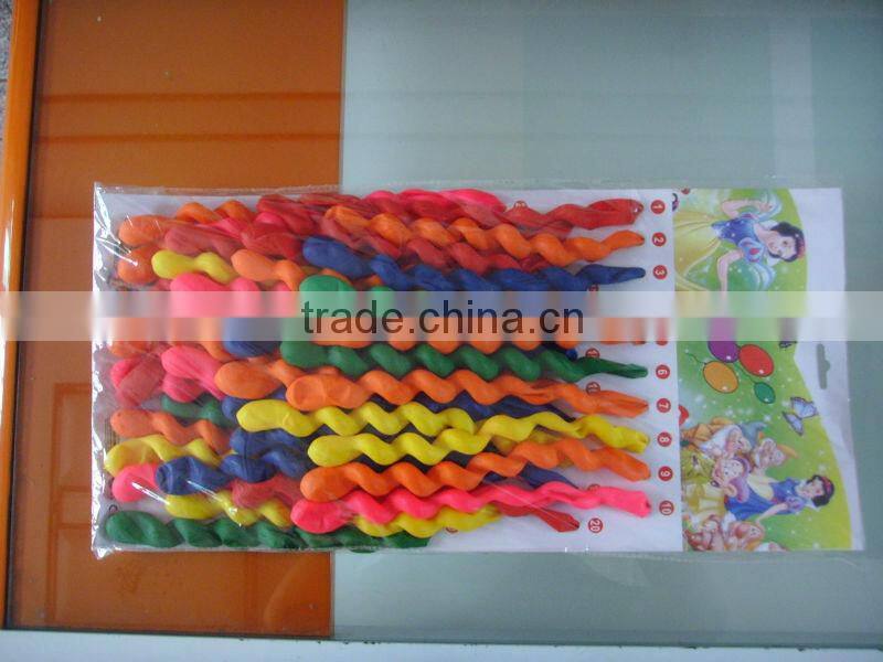 promotional toy use swirl baloon