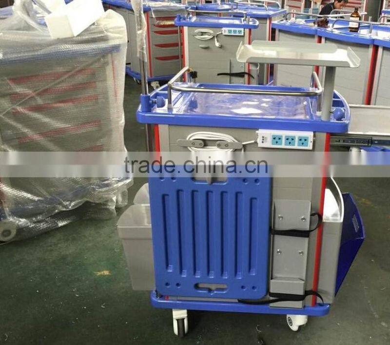 KL-ET760 CE Wholesale Hospital Medication Drug Trolley / Cart for Deliver