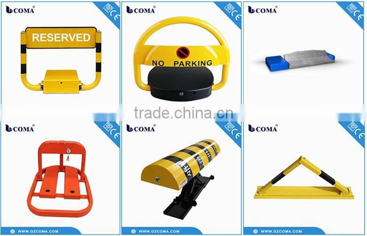 Collision Avoidance waterproof Solar remote control car parking lock