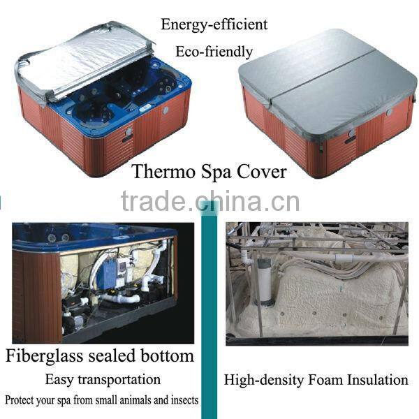 outdoor portable whirlpool plastic cover hot tub