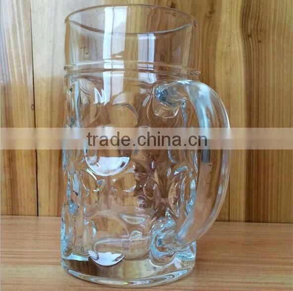 Beer mug 1 liter with handle