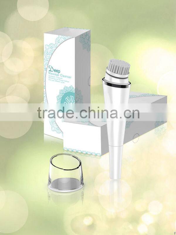 Deep cleaning facial skin care brush scrubber electric facail massager -JTLH-1501