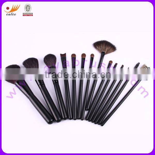 Customized design 14pcs leopard makeup brush