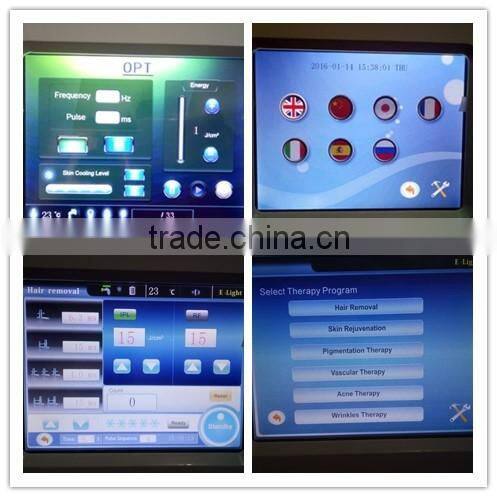 Portable Skin care SHR elight ipl hair removal machine