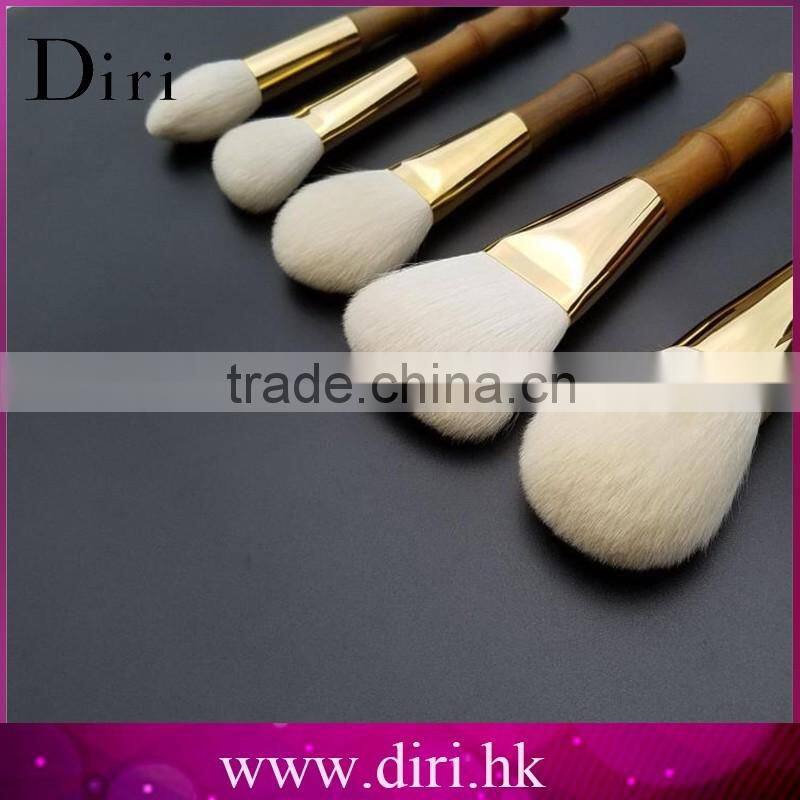 Beauty Needs Perfect Bamboo handle Cosmetic Brush Sets Cute Design 5 Pcs Makeup Brush Set