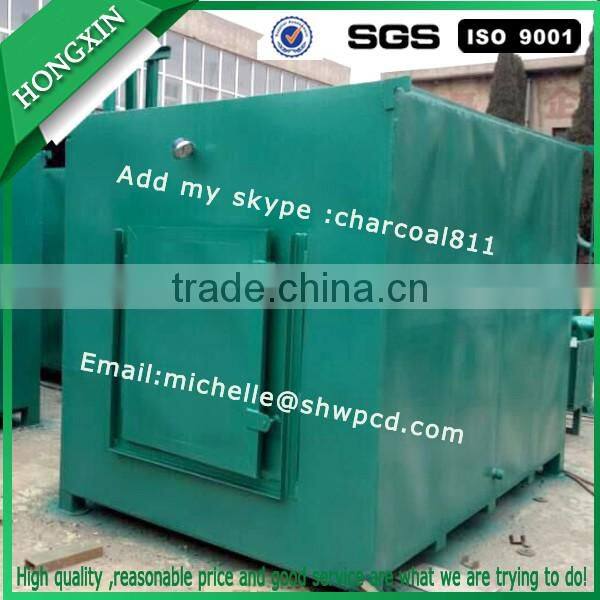Air Flow Carbonization Furnace To Carbonize Wood Charcoal