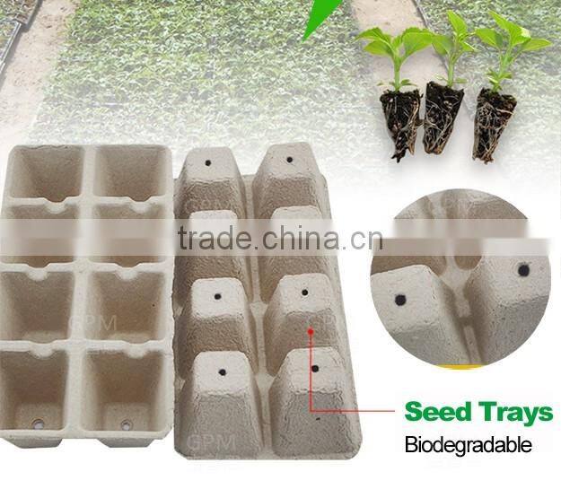 custom biodegradable paper pulp plant pot
