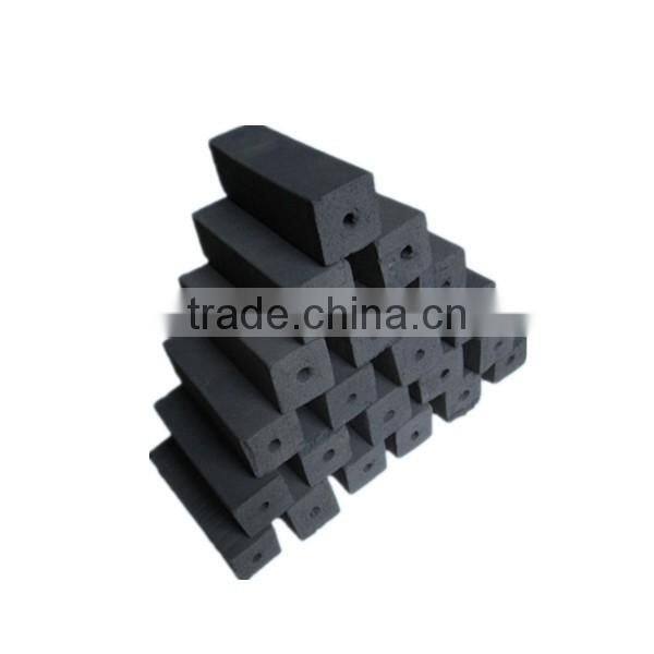 type square 4*4cm oak charcoal long burning time