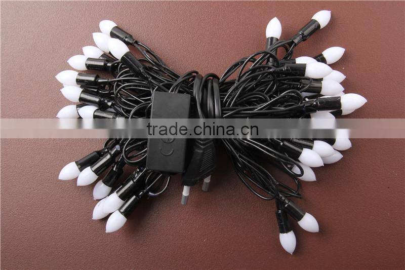 Christmas tree light with Chasing String 40 led and Cute Twinkle peach shape