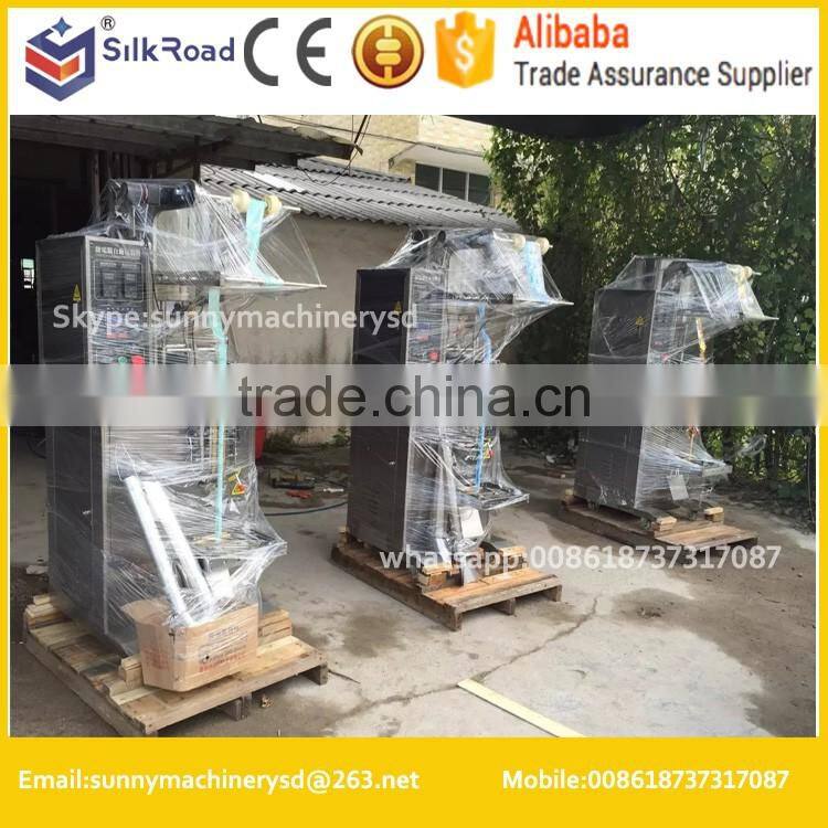 widely used low cost liquid sauce paste pouch packing machine