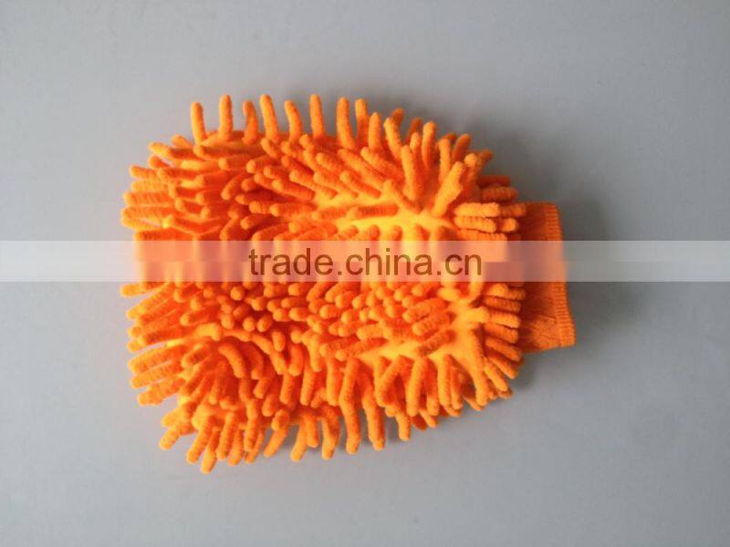 microfiber chenille mitt glove