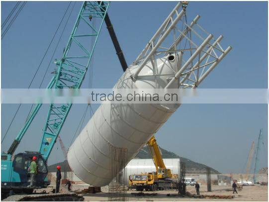 100 ton cement silo equipped with dust filter, safety valve and all accessories