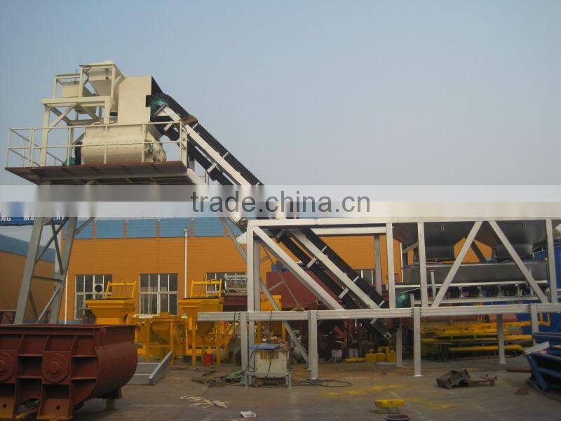 Mobile concrete batching plant YHZS50 Lianchuang factory