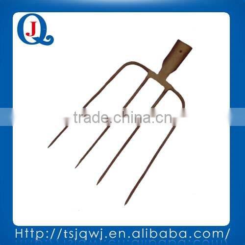 FORK HEAD WITH FIVE TINES JQ102-5J FOR GARDEN AND FARM