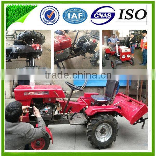 12-15HP 2WD Four Wheels Weifang Mini Tractor prices list Agricultural China Diesel Engine Mini Tractor