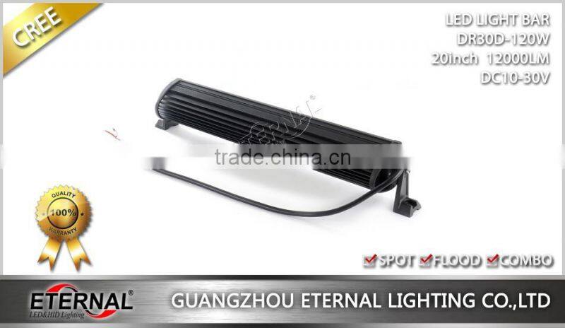 120W 22inch heavy duty construction vehicles crane mining truck forklift excavator high brightness driving spot light bar