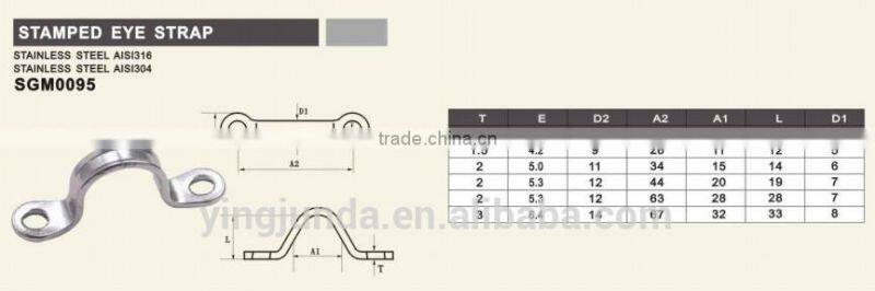 Eye Strap Stainless Steel