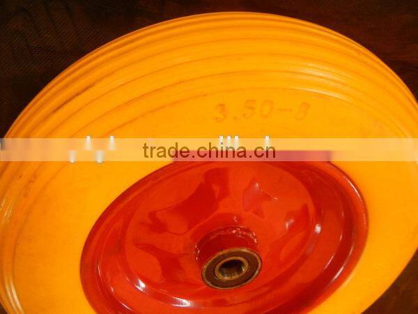 Good quality polyurethane foam tire/pu tyre3.50-8