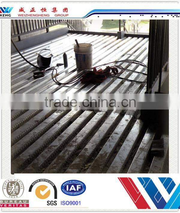 WZH group Metal material Building pressed Composite floor decking steel sheets