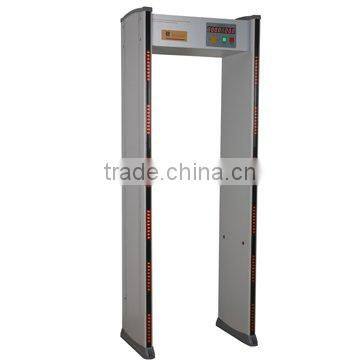 Professional walk through metal detector sensor for airport security scanning