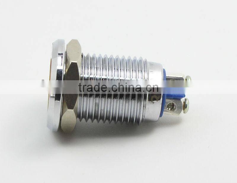 12mm metal 220 volt led indicator lights GQ12AS-D