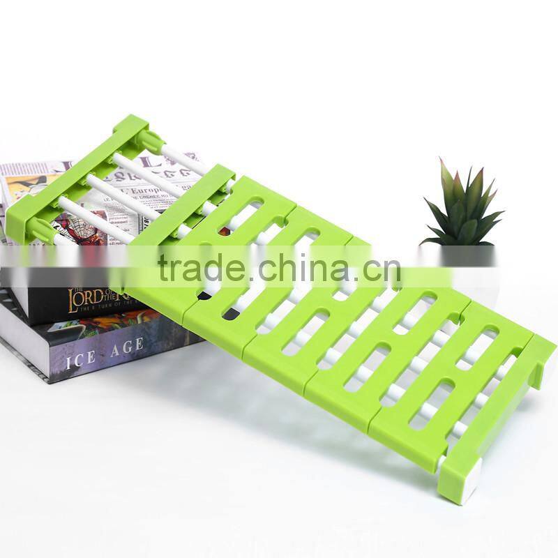 30-40CM Telescopic Kitchen Dish Rack Insert Countertop Storage Organizer Tray