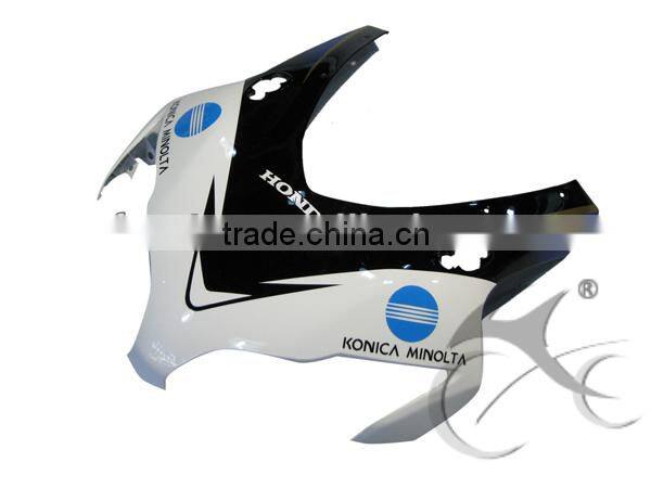 For 08-11 Honda CBR1000RR Black & White Injection ABS Fairing Body Work