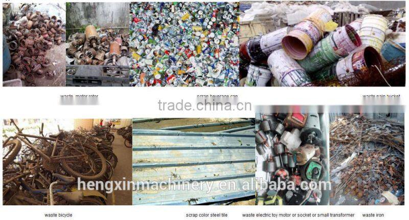 crushing separation recycling waste motor rotor processing equipment