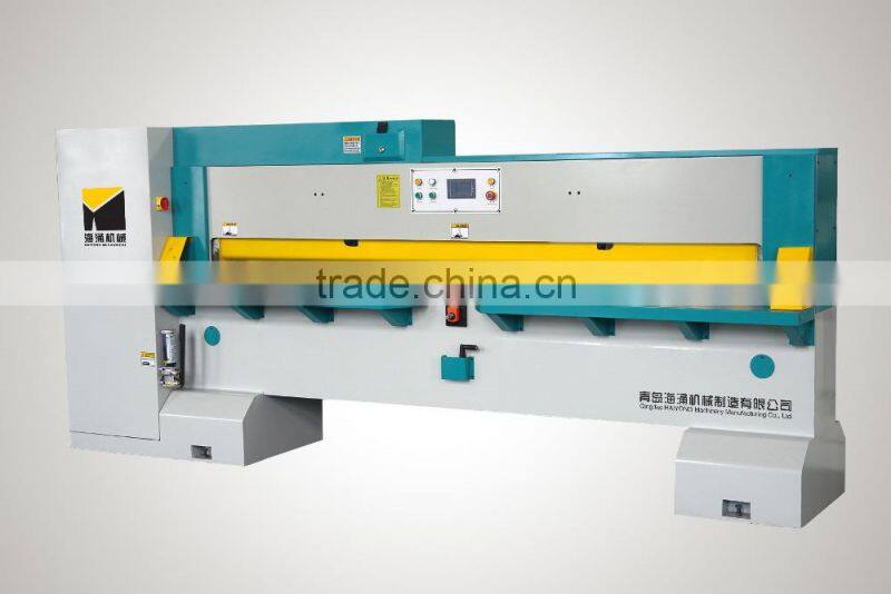 woodworking precision veneer shearing machine
