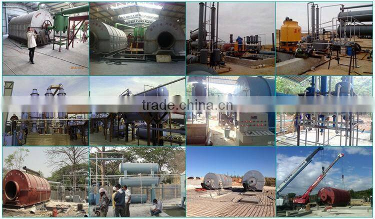 Pyrolysis gasifier plastics raw material to oil pyrolysis machine