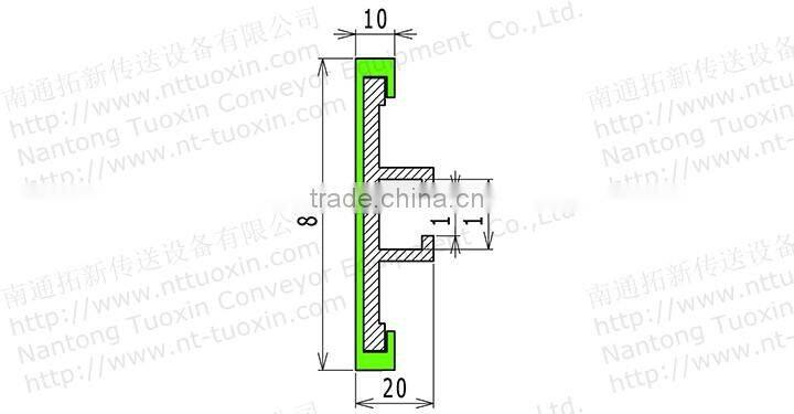G15 Aluminum Conveyor Side Guardrail