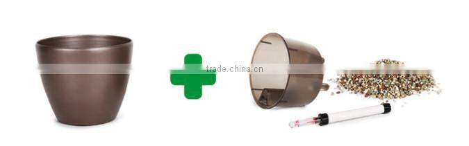 small decorative plastic plant pots indoor, flower pots