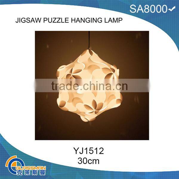YJ1505,Hot new design plastic lamp trendy indian hanging lamps