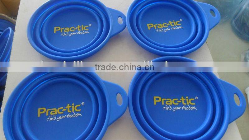 Collapsible Silicone Dog Bowls