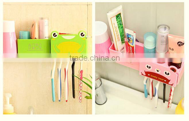 Q011 Fashion cartoon animal wall sucker bathroom holder