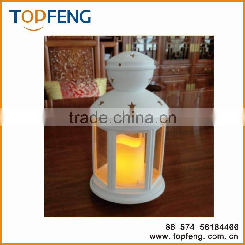 Star Lanterns Candle Stands Wedding Decor Votive Round Metal Hanging Wrought Iron Storm Lantern