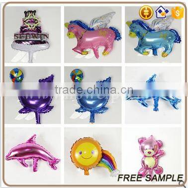 cute cartoon pattern aluminum film balloons