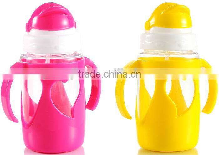 Supply fashion Creative Baby learn drink cup / straw cup (350ml)