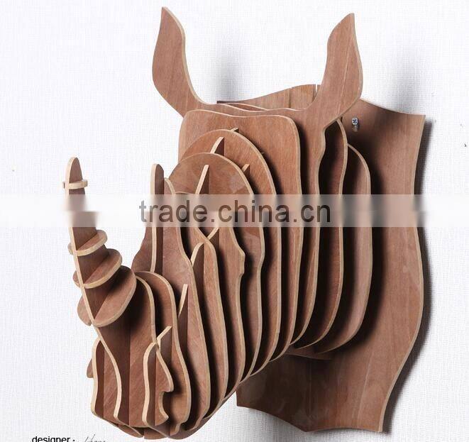 2017 Hot Sale Modern European decorative style fashion zebra head wall decorations