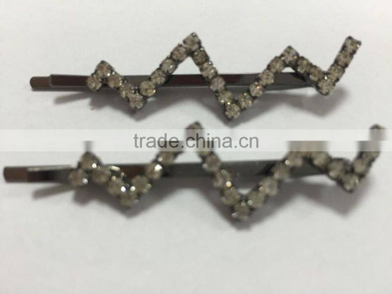 Hot sale Fashion Cute Rhinestone Hair Clips Hair Accessories For Women