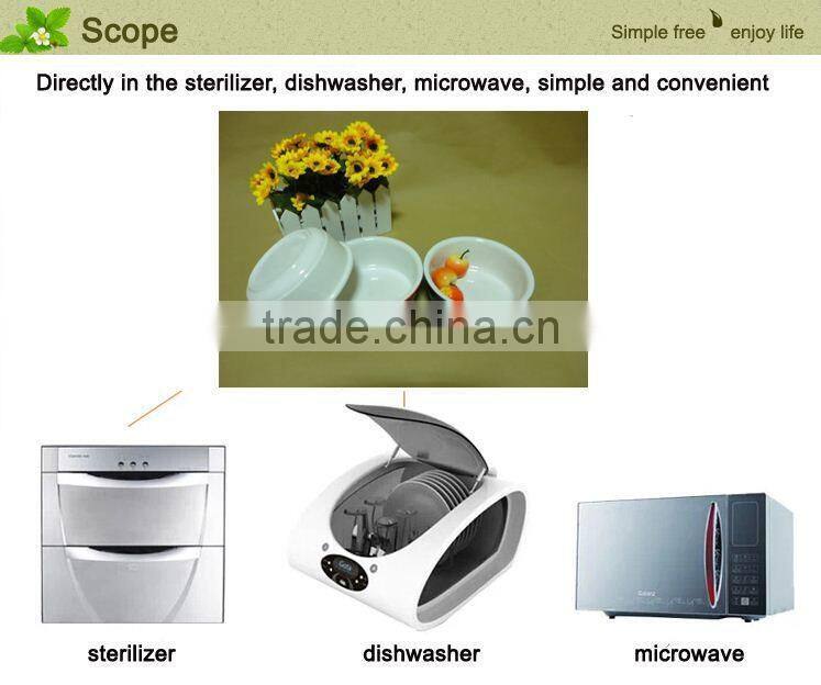 2014 Alibaba sale round shape baby white ceramic soup bowl